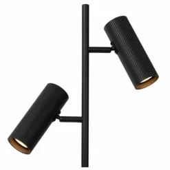 Luminaires Lucide Lampadaires Et Lampes Sur Pied|Lampadaire Lucide CLUBS Noir, 2 lumières