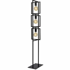 Luminaires Lucide Lampadaires Et Lampes Sur Pied|Lampadaire Lucide LUUK Noir, 3 lumières