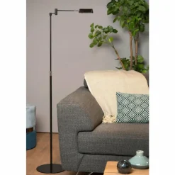 Luminaires Lucide Lampadaires Et Lampes Sur Pied|Lampadaire Lucide NUVOLA LED Noir, 1 lumière