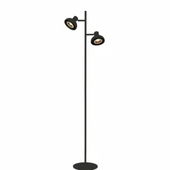 Luminaires Lucide Lampadaires Et Lampes Sur Pied|Lampadaire Lucide SENSAS Noir, 2 lumières