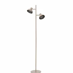 Luminaires Lucide Lampadaires Et Lampes Sur Pied|Lampadaire Lucide SENSAS Beige, 2 lumières