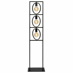 Luminaires Lucide Lampadaires Et Lampes Sur Pied|Lampadaire Lucide SUUS Noir, 3 lumières