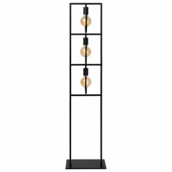 Luminaires Lucide Lampadaires Et Lampes Sur Pied|Lampadaire Lucide SUUS Noir, 3 lumières