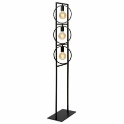 Luminaires Lucide Lampadaires Et Lampes Sur Pied|Lampadaire Lucide SUUS Noir, 3 lumières