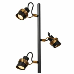 Luminaires Lucide Lampadaires Et Lampes Sur Pied|Lampadaire Lucide TUNDRAN Noir, 3 lumières