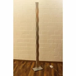 Luminaires Lutec Lampadaires Et Lampes Sur Pied|Lampadaire Lutec WAVE Nickel mat, 3 lumières