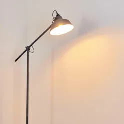 hofstein Lampadaires Et Lampes Sur Pied|Lampadaire Luven Gris, 1 lumière