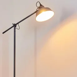 hofstein Lampadaires Et Lampes Sur Pied|Lampadaire Luven Gris, 1 lumière