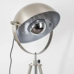 hofstein Lampadaires Et Lampes Sur Pied|Lampadaire Maloy Chrome, Nickel mat, 1 lumière
