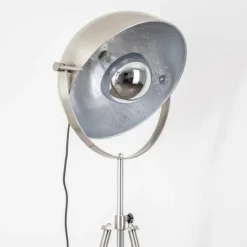 hofstein Lampadaires Et Lampes Sur Pied|Lampadaire Maloy Chrome, Nickel mat, 1 lumière