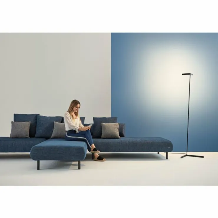 Luminaires Mantra Éclairage Led|Lampadaire Mantra VECTOR LED Noir, 1 lumière