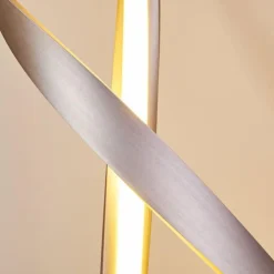 hofstein Éclairage Led|Lampadaire Medle LED Nickel mat, 1 lumière