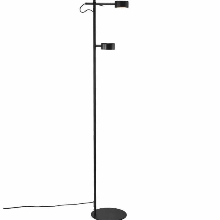 Luminaires Nordlux Éclairage Led|Lampadaire Nordlux CLYDE LED Noir, 2 lumières