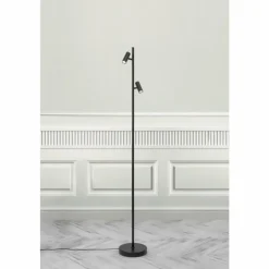 Luminaires Nordlux Éclairage Led|Lampadaire Nordlux OMARI LED Noir, 2 lumières