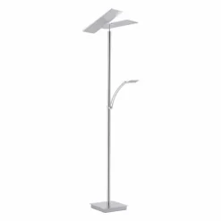 Luminaires Paul Neuhaus Éclairage Led|Lampadaire Paul Neuhaus ARTUR LED Acier inoxydable, 2 lumières