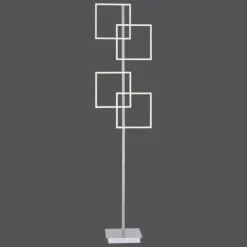Luminaires Paul Neuhaus Éclairage Led|Lampadaire Paul Neuhaus INIGO LED Acier inoxydable, 4 lumières, Télécommandes
