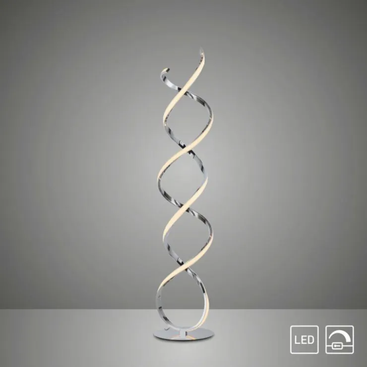 Luminaires Paul Neuhaus Lampadaires Et Lampes Sur Pied|Lampadaire Paul Neuhaus KIRIBI LED Chrome, 1 lumière