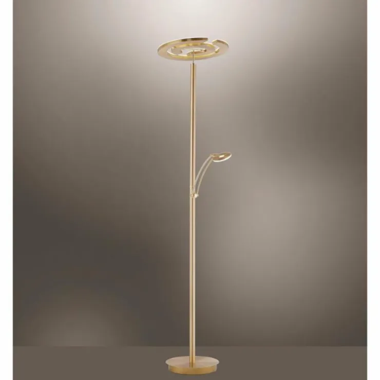 Luminaires Paul Neuhaus Lampadaires Et Lampes Sur Pied|Lampadaire Paul Neuhaus MARTIN LED Laiton, 1 lumière