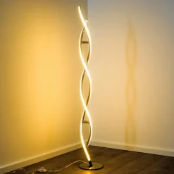 Luminaires Paul Neuhaus Éclairage Led|Lampadaire Paul Neuhaus POLINA LED Acier inoxydable, 2 lumières