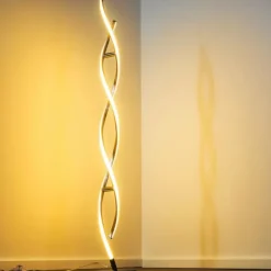 Luminaires Paul Neuhaus Éclairage Led|Lampadaire Paul Neuhaus POLINA LED Acier inoxydable, 2 lumières