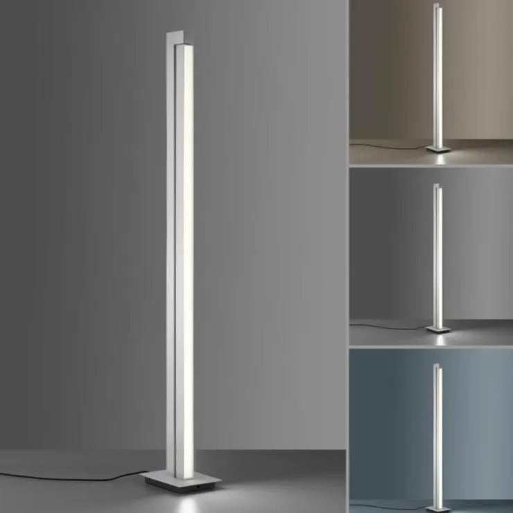 Luminaires Paul Neuhaus Lampadaires Et Lampes Sur Pied|Lampadaire Paul Neuhaus PURE-LINES LED Aluminium, 1 lumière, Télécommandes