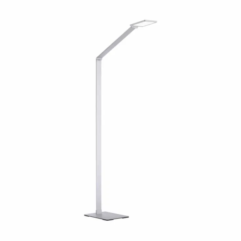 Lampadaire Paul Neuhaus Q-HANNES LED Argenté, 1 lumière, Télécommandes