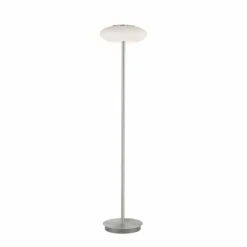 Lampadaire Paul Neuhaus Q-ETIENNE LED Acier brossé, 1 lumière, Télécommandes