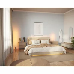 Lampadaire Philips Hue Gradient Signe Oak LED Écru, Blanc, 1 lumière