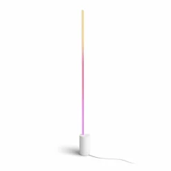 Lampadaire Philips Hue Signe LED Blanc, 1 lumière, Changeur de couleurs