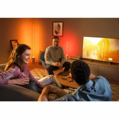 Lampadaire Philips Hue Signe LED Blanc, 1 lumière, Changeur de couleurs