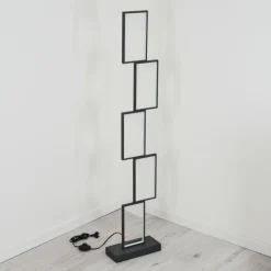 hofstein Lampadaires Et Lampes Sur Pied|Lampadaire Pitasch LED Noir, 1 lumière