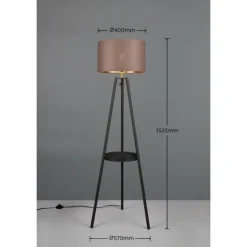 Luminaires Reality Lampadaires Et Lampes Sur Pied|Lampadaire Reality COLETTE Noir, 1 lumière