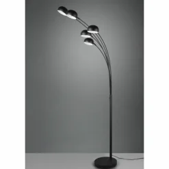 Luminaires Reality Lampadaires Et Lampes Sur Pied|Lampadaire Reality Dito Noir, 5 lumières