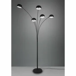 Luminaires Reality Lampadaires Et Lampes Sur Pied|Lampadaire Reality Dito Noir, 5 lumières