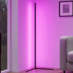 Luminaires Reality Éclairage Led|Lampadaire Reality LEVEL LED Noir, 1 lumière, Télécommandes, Changeur de couleurs