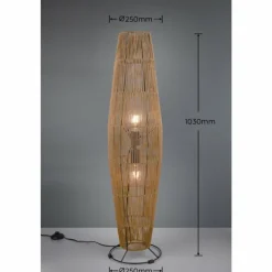 Luminaires Reality Lampadaires Et Lampes Sur Pied|Lampadaire Reality MIKI Brun, 2 lumières