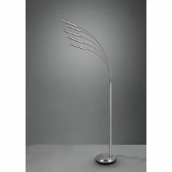 Luminaires Reality Éclairage Led|Lampadaire Reality Reed LED Nickel mat, 5 lumières