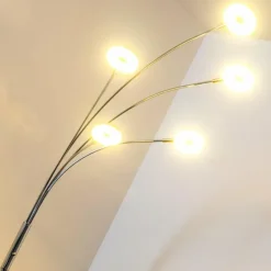 Luminaires Reality Lampadaires Et Lampes Sur Pied|Lampadaire Reality Rennes LED Chrome, 5 lumières