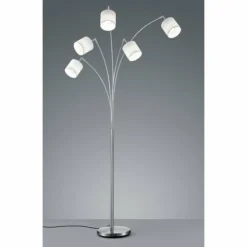 Luminaires Reality Lampadaires Et Lampes Sur Pied|Lampadaire Reality TOMMY Nickel mat, 5 lumières
