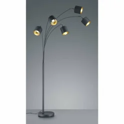 Luminaires Reality Lampadaires Et Lampes Sur Pied|Lampadaire Reality TOMMY Noir, 5 lumières
