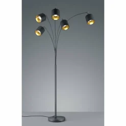 Luminaires Reality Lampadaires Et Lampes Sur Pied|Lampadaire Reality TOMMY Noir, 5 lumières