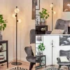 hofstein Lampadaires Et Lampes Sur Pied|Lampadaire Remaisnil Noir, 3 lumières