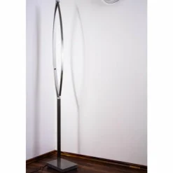 hofstein Lampadaires Et Lampes Sur Pied|Lampadaire Santa Marta LED Chrome, Nickel mat, 1 lumière