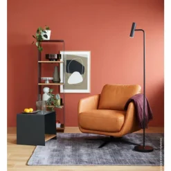 SCHÖNER WOHNEN-Kollektion Éclairage Led|Lampadaire STINA LED Noir, 1 lumière