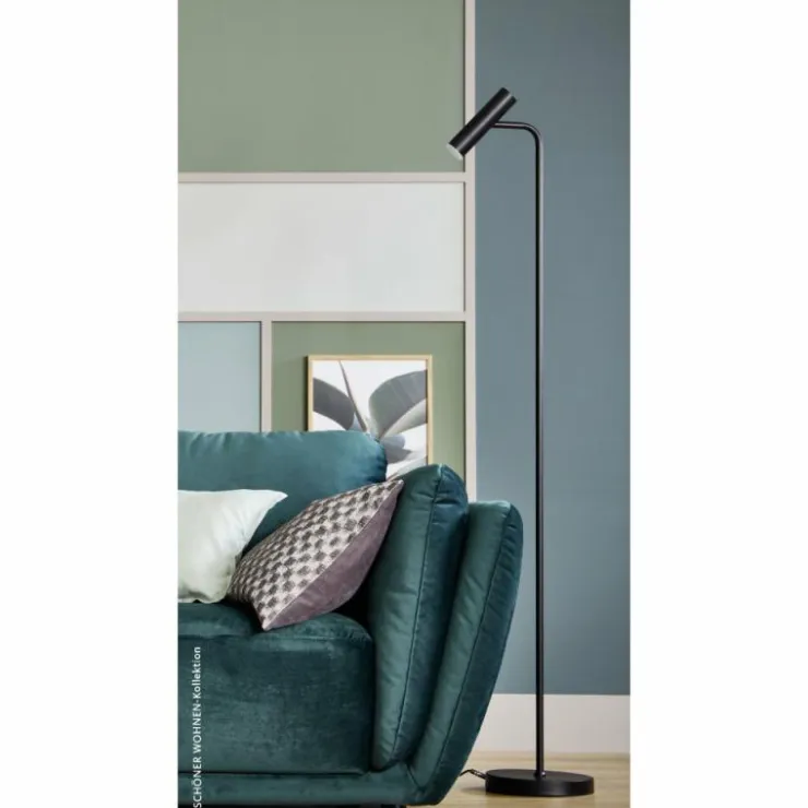SCHÖNER WOHNEN-Kollektion Éclairage Led|Lampadaire STINA LED Noir, 1 lumière