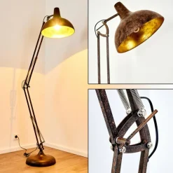 hofstein Lampadaires Et Lampes Sur Pied|Lampadaire Sharif Rouille, 1 lumière