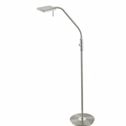 Luminaires Trio Éclairage Led|Lampadaire Sorpetaler Leuchten Bergamo LED Nickel mat, 1 lumière