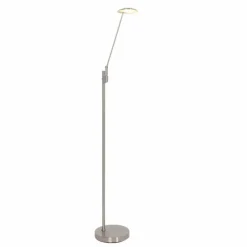 Luminaires Steinhauer Éclairage Led|Lampadaire Steinhauer Daphne LED Acier brossé, 1 lumière