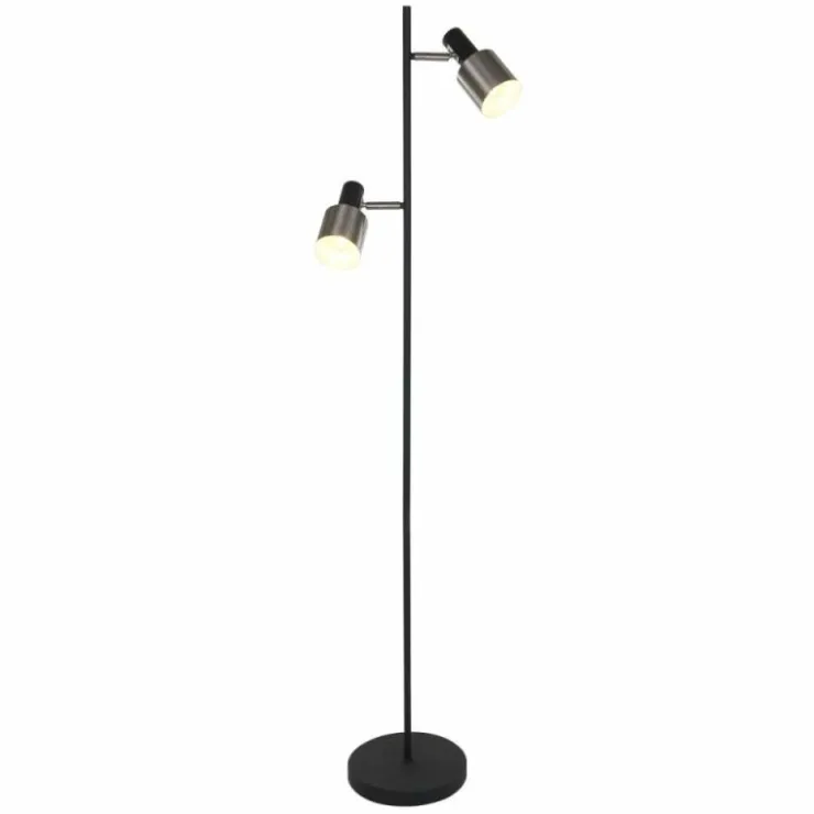 Luminaires Steinhauer Lampadaires Et Lampes Sur Pied|Lampadaire Steinhauer Fjorgard Noir, 2 lumières