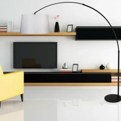 Luminaires Steinhauer Lampadaires Et Lampes Sur Pied|Lampadaire Steinhauer Lilac Noir, 1 lumière